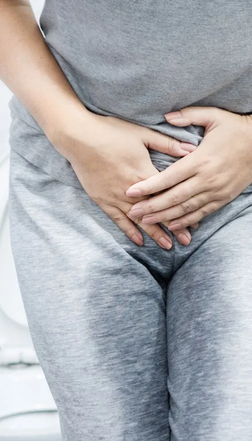 Image of woman had accident and needing stress incontinence treatment Southampton